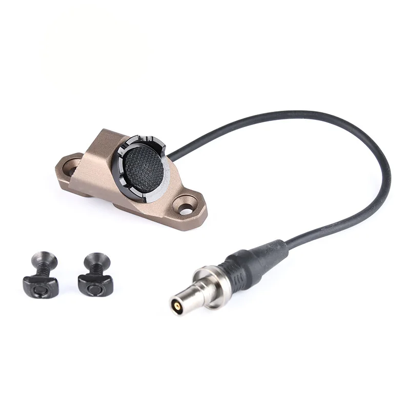 Unidad táctica interruptor remoto de presión de botón caliente para Mlok Keymod riel de 20mm Compatible con SureFire M300 M600 DBAL-A2 PEQ15 2,5 - imagen 4