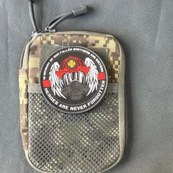 Parche táctico bombero con gancho y bucle – Insignia moral mochila
