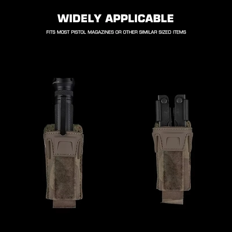 MOLLE Clip K tipo 9MM Mag Pack fijación elástica 9MM bolsa magnética única para accesorios de caza - imagen 5