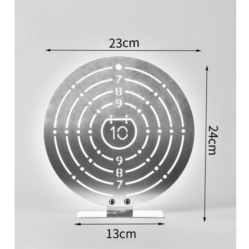 Objetivo de tiro de acero inoxidable plegable, marco de entrenamiento táctico, objetivo de rebote automático, accesorios de Paintball Airsoft - imagen 5