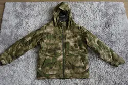 Chaqueta táctica invierno ripstop camuflaje cortavientos hombre