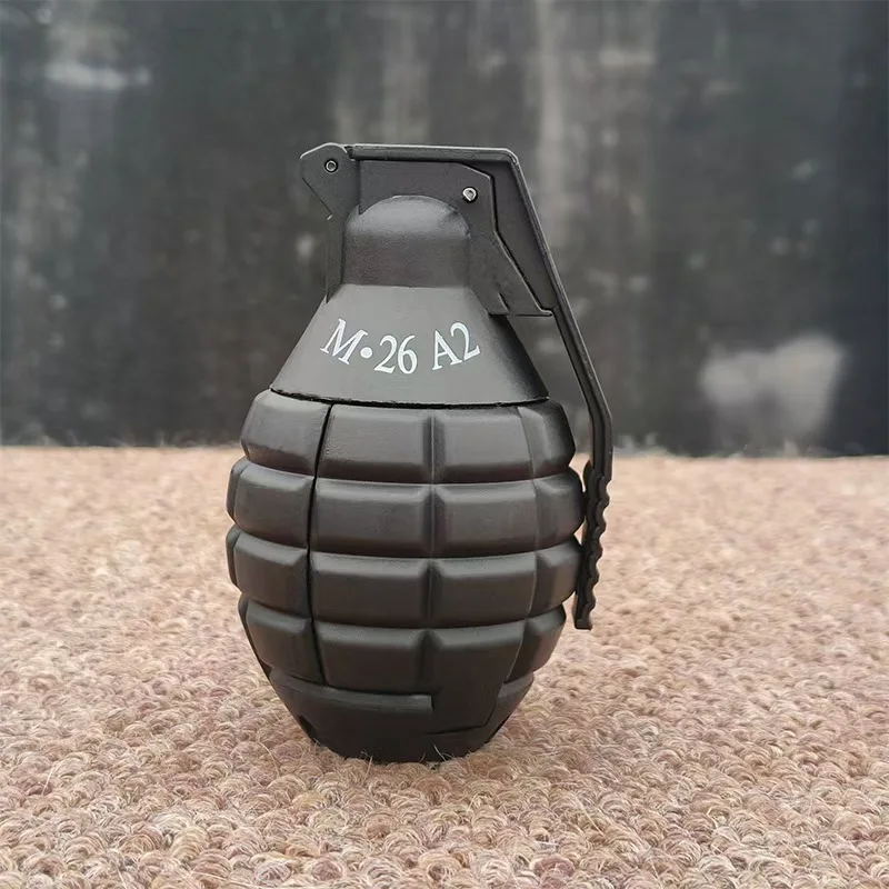 FM26A2 Airsoft Grenada Toys1/2 uds Granada táctica juego de batalla de plástico juguete granadas de mano anillo de tracción juguetes juego de rol modelo Prop - imagen 4