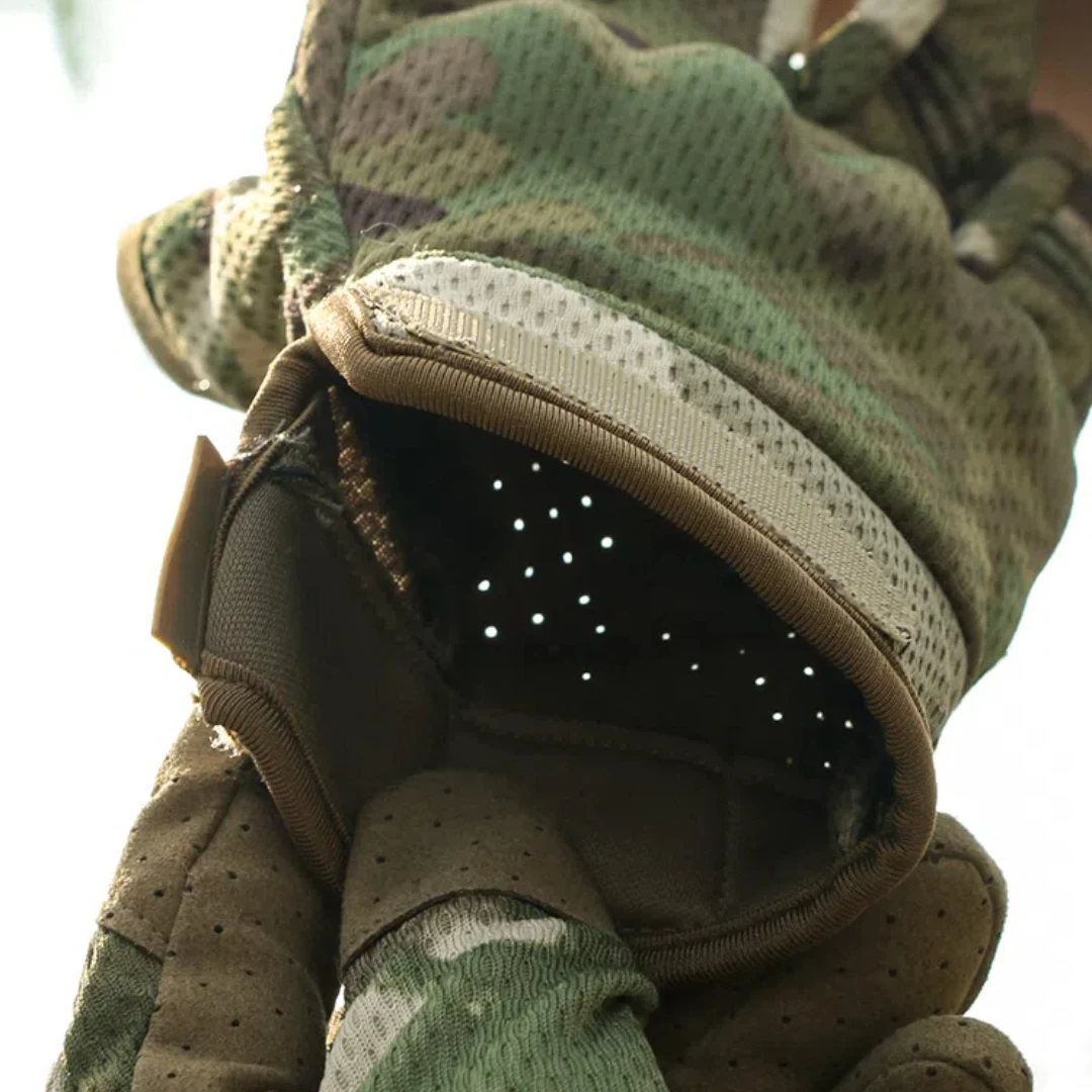 Guantes tácticos de medio dedo para hombre, manoplas de primavera y verano con pantalla táctil para montar en bicicleta al aire libre, Montañismo - imagen 2