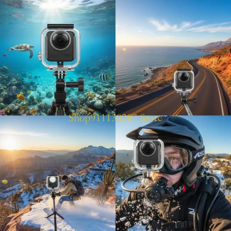 estuche J1HC a prueba golpes para cámaras Max2 mejora durabilidad actividad natación y buceo - imagen 3