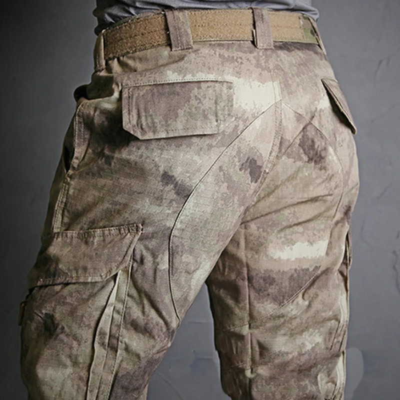 Emersongear pantalones de entrenamiento táctico Gen 3 pantalones Cargo de combate para hombre deportes al aire libre Airsoft caza Camping senderismo ciclismo AT - imagen 4