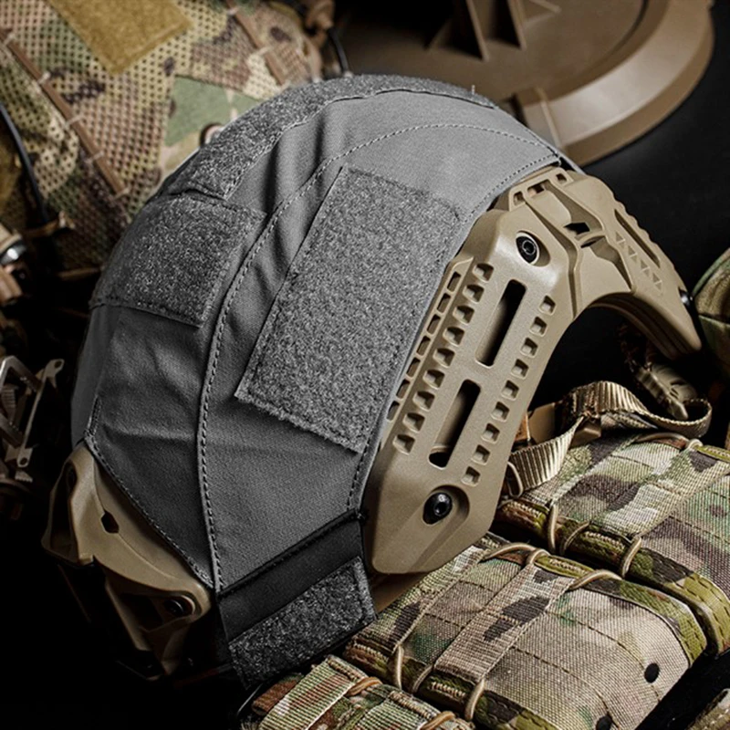 Cubierta de casco táctico para cascos de caza MK Hlemet Airsoft, tela ligera y transpirable de liberación rápida - imagen 3