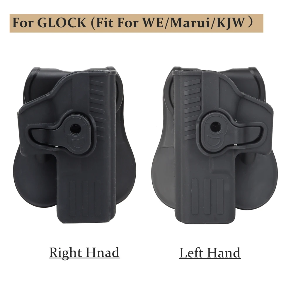 Funda para mano derecha o izquierda compatible con extracción rápida, funda para pistola con rotación de 360 grados