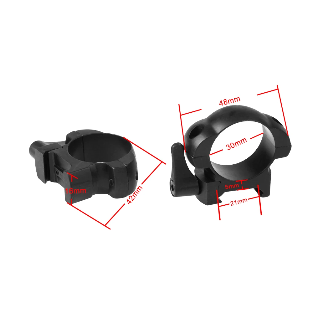 MARCOOL Anillos de montaje Picatinny Weaver para visor rifle - imagen 4