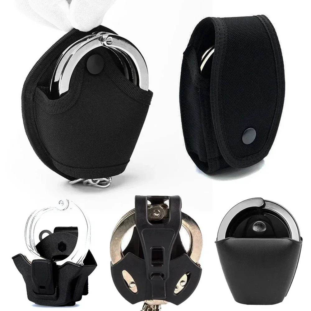 Funda táctica profesional para esposas de policía, funda con grilletes superiores abiertos, bolsa para puños, soporte para esposas de polímero, cinturón de 3,8 cm y 5,5 cm - imagen 2