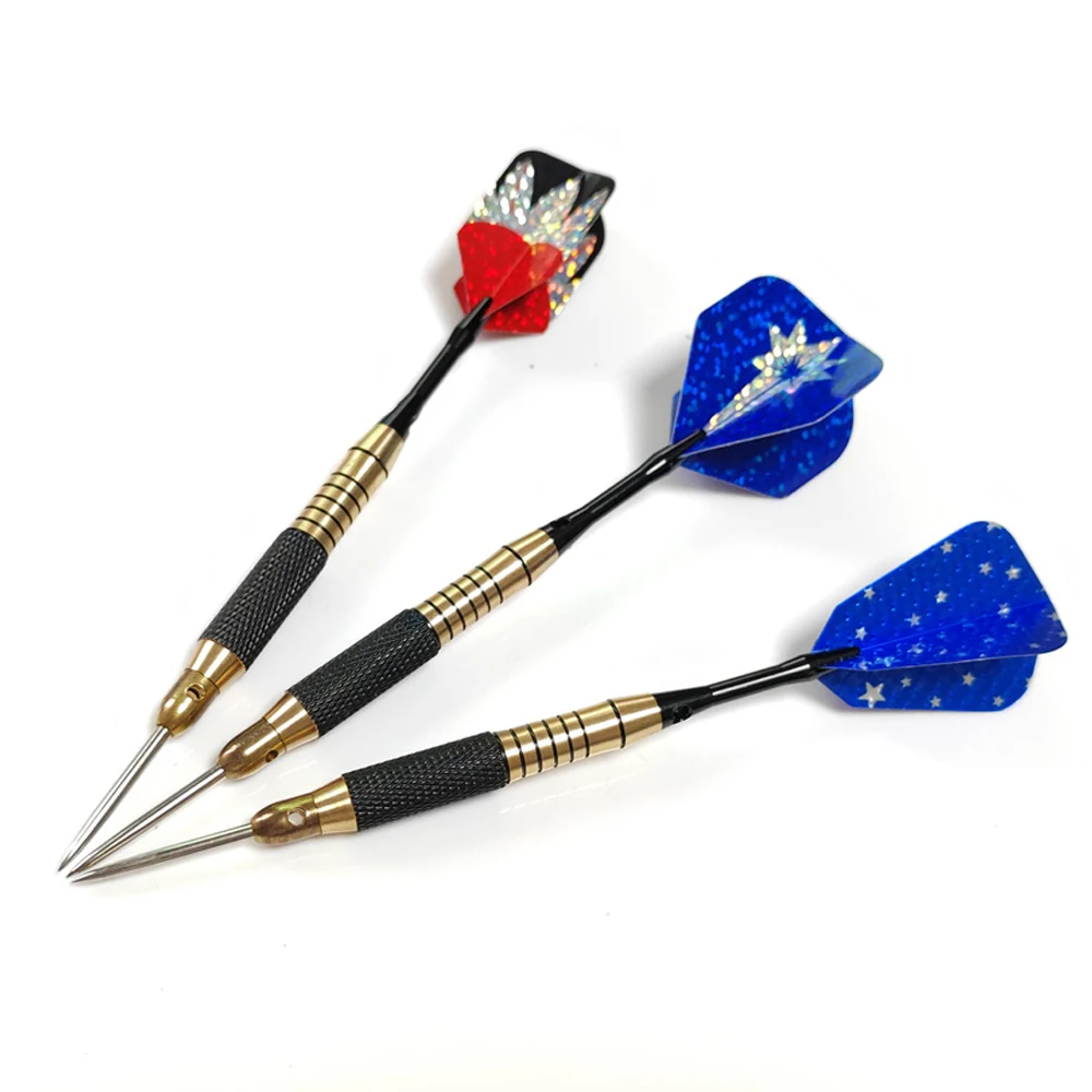 Juego de dardos duros suaves de latón portátil, agujas de conversión de peso ajustables, eje de nailon, herramienta de vuelos de dardos para mascotas, juego de interior, 18g - imagen 5