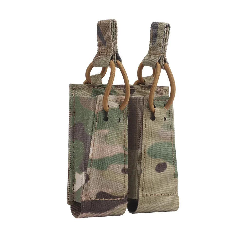 Bolsa MOLLE táctica doble elástica para pistola, cuchillo y linterna - imagen 2