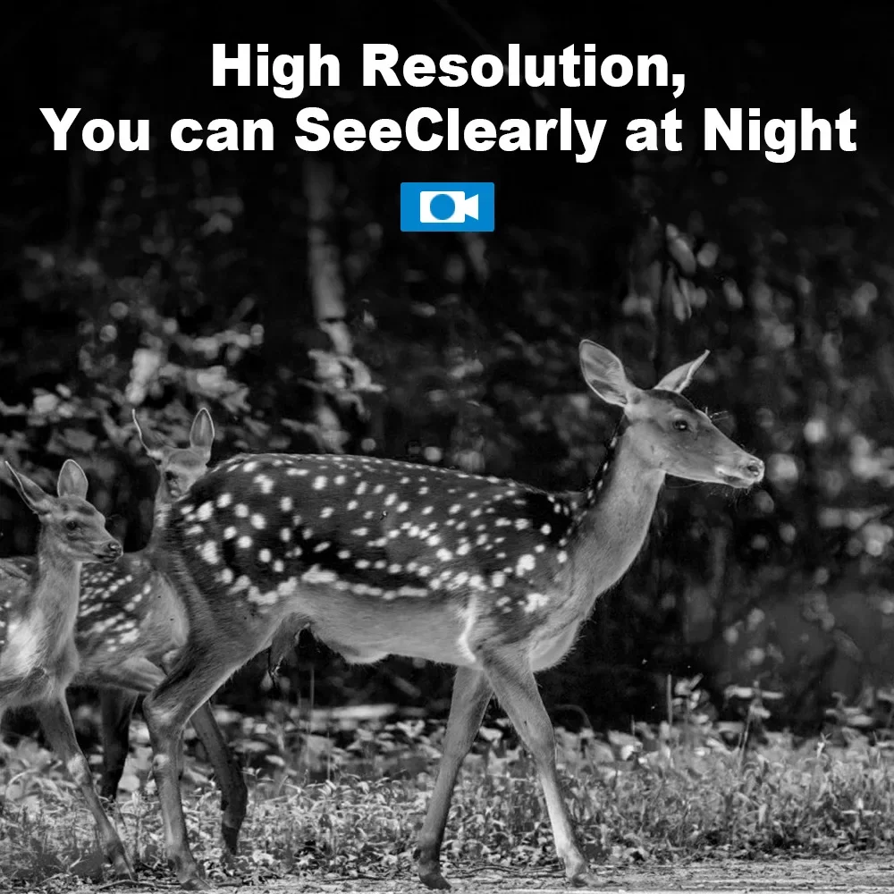 Cámara de caza Solar 4G LTE para vida silvestre, aplicación inalámbrica, visión nocturna infrarroja, Monocular, detección PIR, 2,5 K, 14MP con Panel Solar - imagen 4