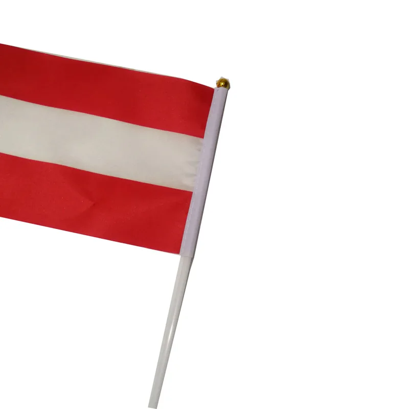 Banderas agitadoras de mano de Austria, 14x21cm, 10 unidades por lote, venta al por mayor - imagen 5