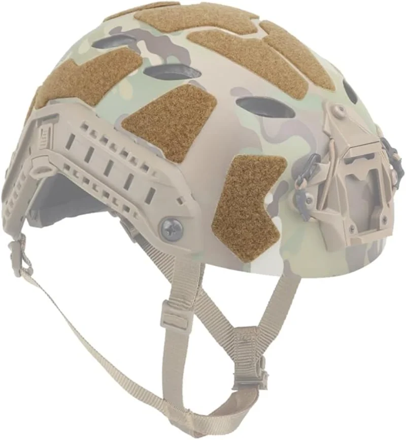 Parches para casco Airsoft, gancho y bucle, adhesivo táctico rápido para casco, pegatina mágica para accesorios de tiro de caza, 11 Uds. - imagen 3