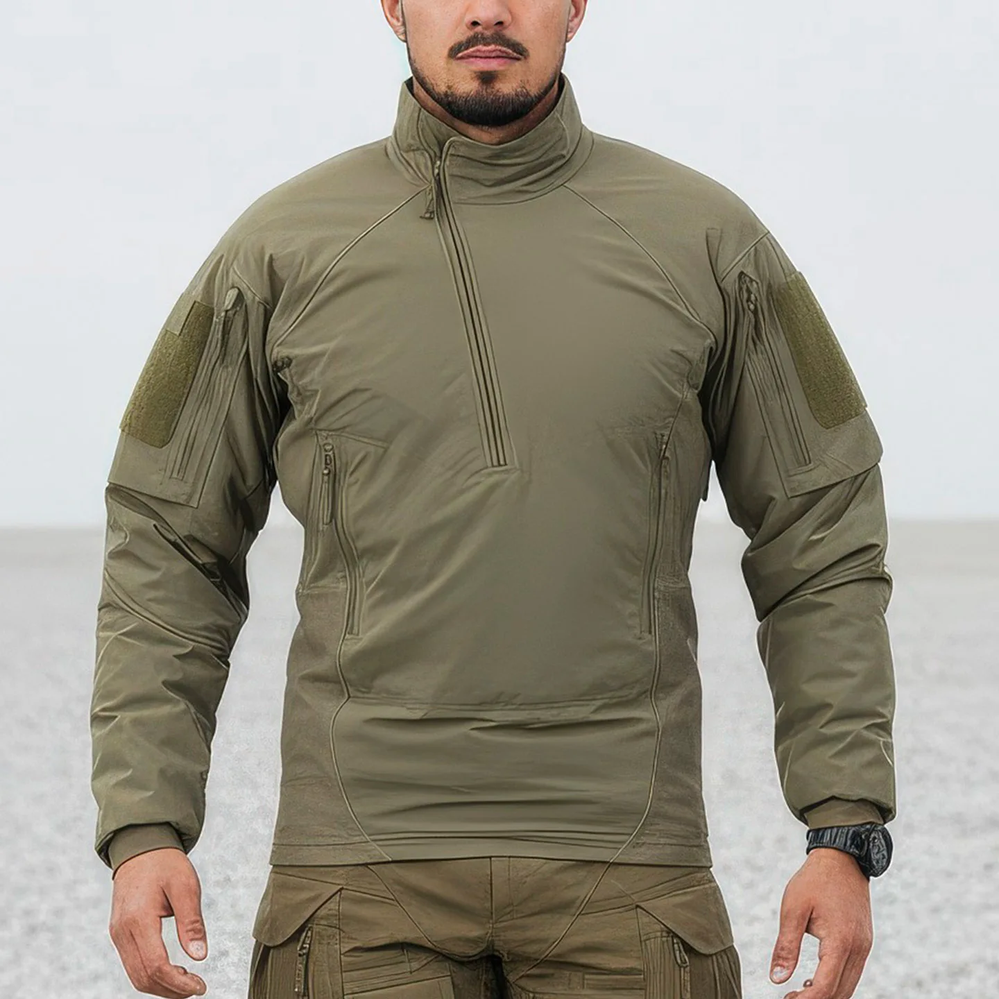 ACE camisa térmica gruesa manga larga camuflaje hombre invierno - imagen 2