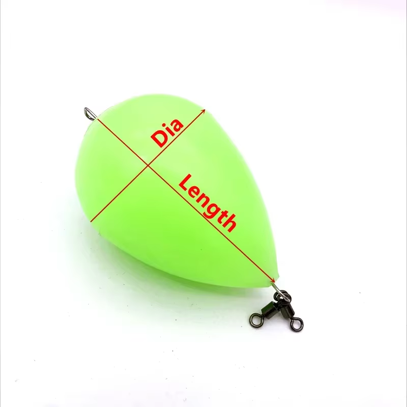 Flotador de pesca luminoso ascendente – lanzamiento larga distancia