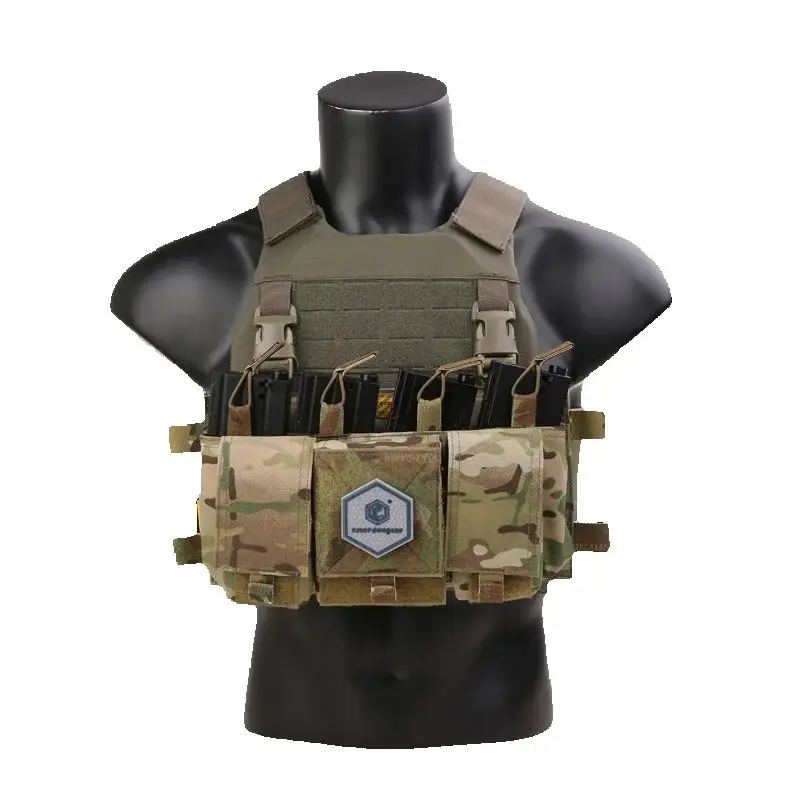 Emersongear táctico MF estilo Gen IV para Placards 556 bolsa para revistas bolsas Mag Airsoft caza al aire libre para aparejo de pecho Nylon - imagen 3