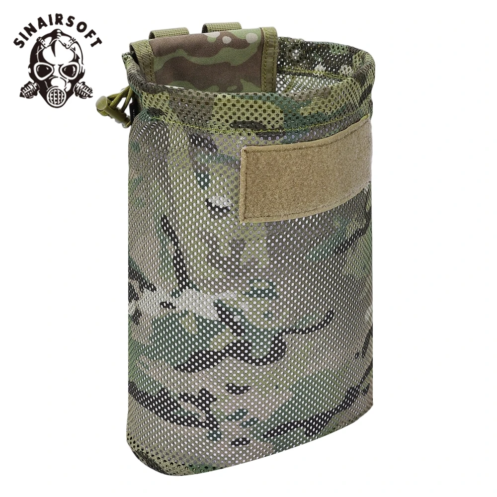 Nueva bolsa táctica Molle plegable para reciclaje de revistas, bolsa plegable para herramientas de nailon para caza al aire libre, Airsoft, Paintball - imagen 3