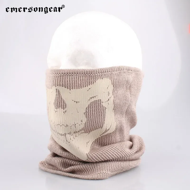Emersongear, polaina táctica para el cuello, velo de lana para la cara, máscara de francotirador, bufanda, ropa para el cuello, deportes, senderismo, ciclismo, caza al aire libre KH - imagen 2