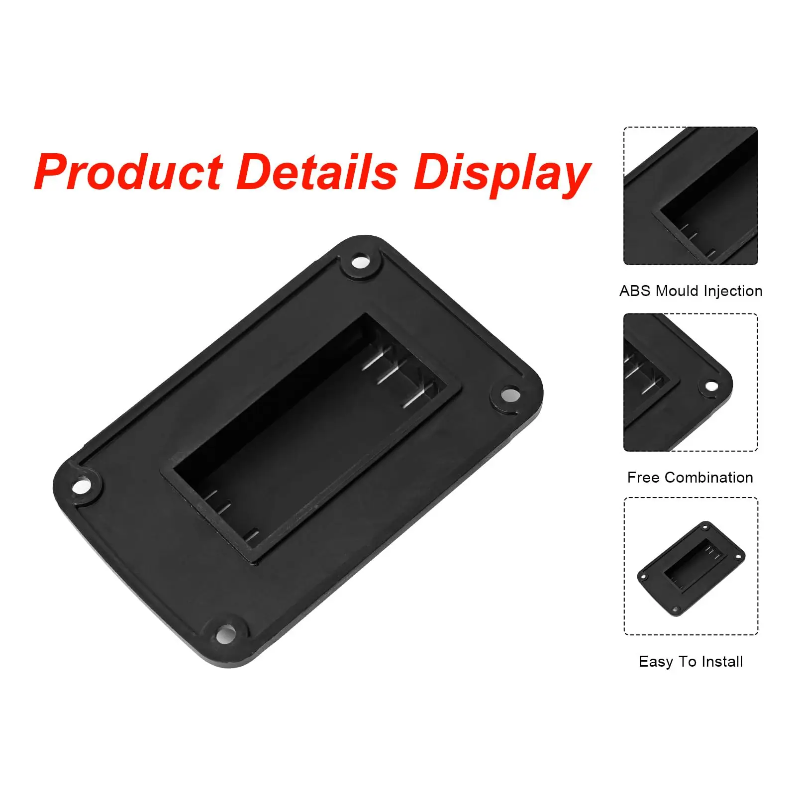 Soporte de herramientas de 3/5 Uds., estante de almacenamiento de montaje en pared para Dewalt 14,4 V/18V/20V para dispositivos de fijación Milwaukee 18V, soporte de herramientas de taladro - imagen 3