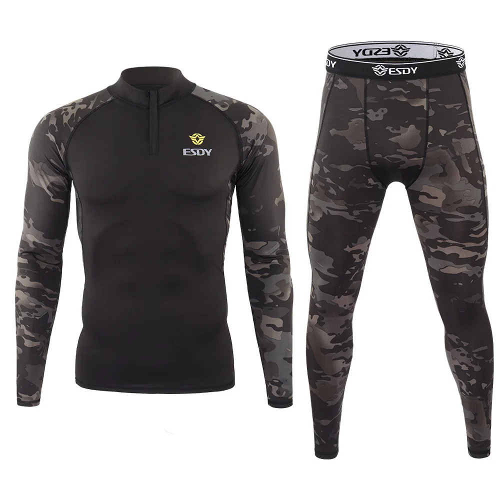 Ropa interior térmica camuflaje – Manga larga para hombre - imagen 4