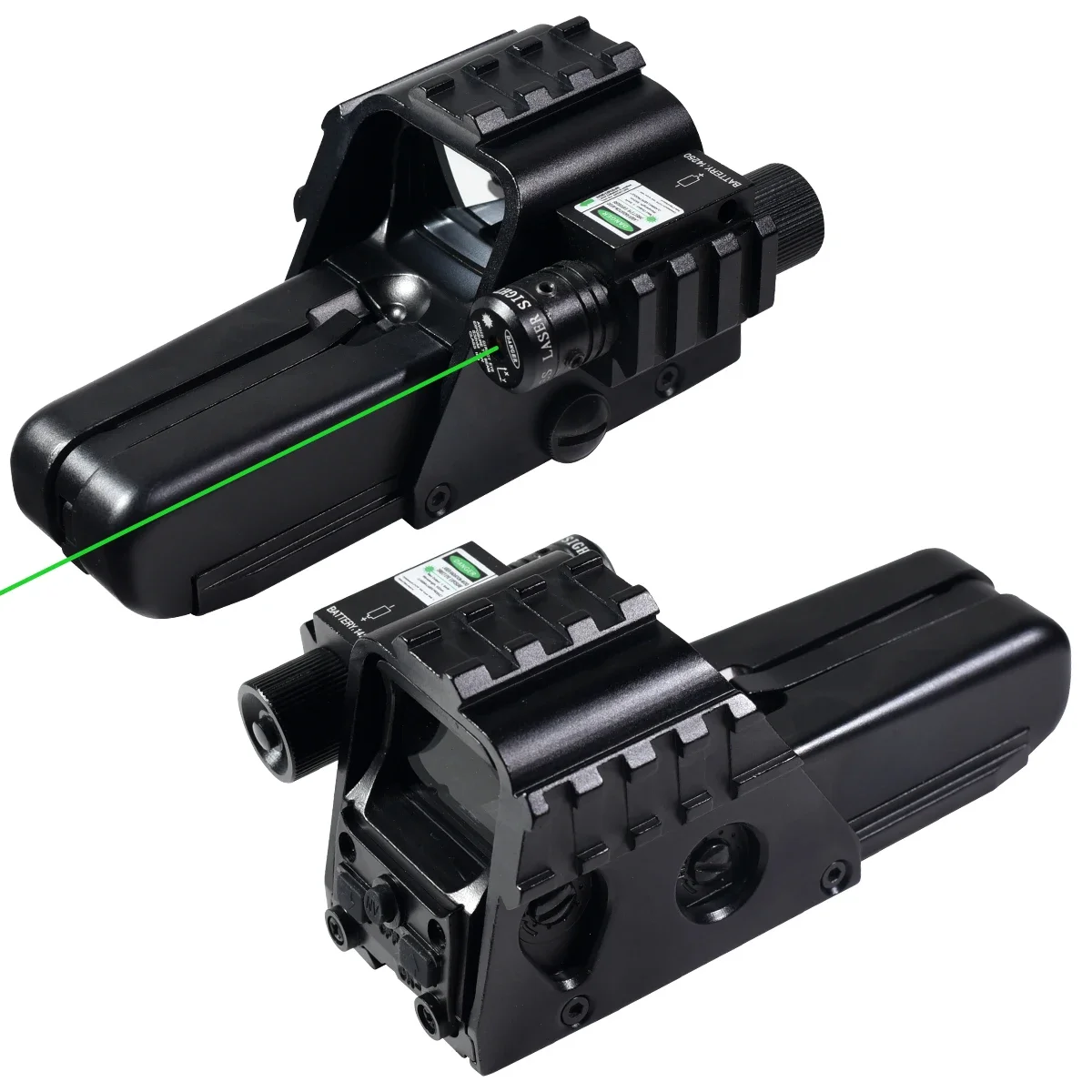 Mira láser reflectante holográfica táctica de punto rojo y verde 552G con lupa 3X/5X G43/G45, Combo de caza, accesorios Airsoft - imagen 5