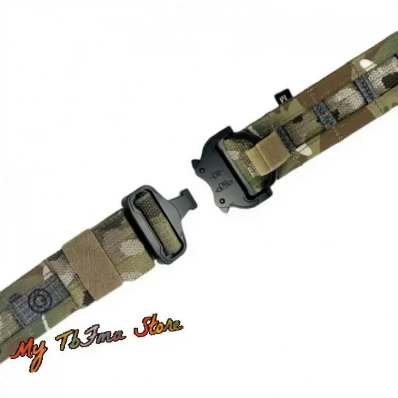 Nuevo Cinturón de asalto táctico de 1,75 ", cinturón MOLLE TEGRIS de 2 capas, hebilla de serpiente fundida de alta resistencia de liberación rápida - imagen 4