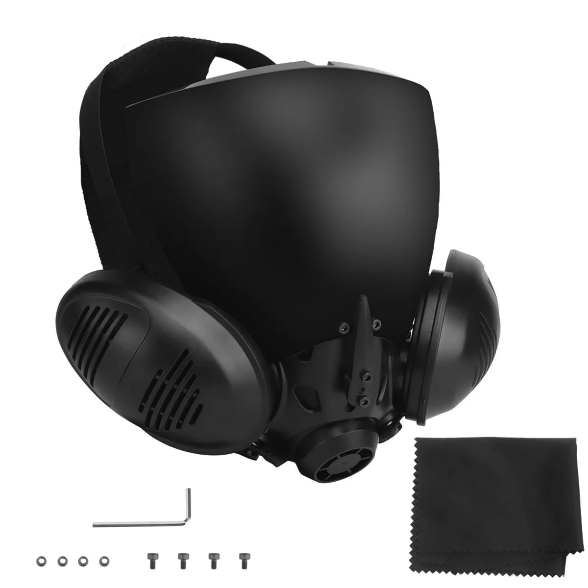 Máscara táctica Cyberpunk, máscara protectora de cara completa Airsoft, máscara de fiesta de Cosplay Punk con tecnología futura