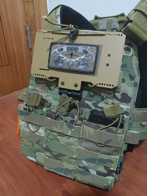 Chaleco táctico para exteriores, funda para teléfono en el pecho, placa K exterior (no incluye la funda del teléfono) - imagen 3