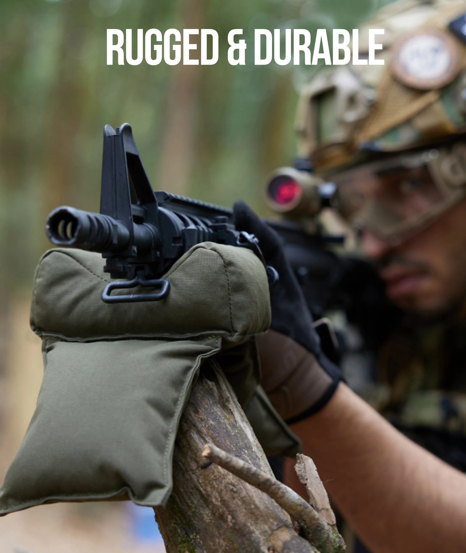 ONETIGRIS, soporte para Rifle de tiro, soporte para pistola, ventana, bolsa de descanso para pistola, Rifles de caza de nailon 500D, pistola de francotirador, accesorios de caza Airsoft - imagen 3