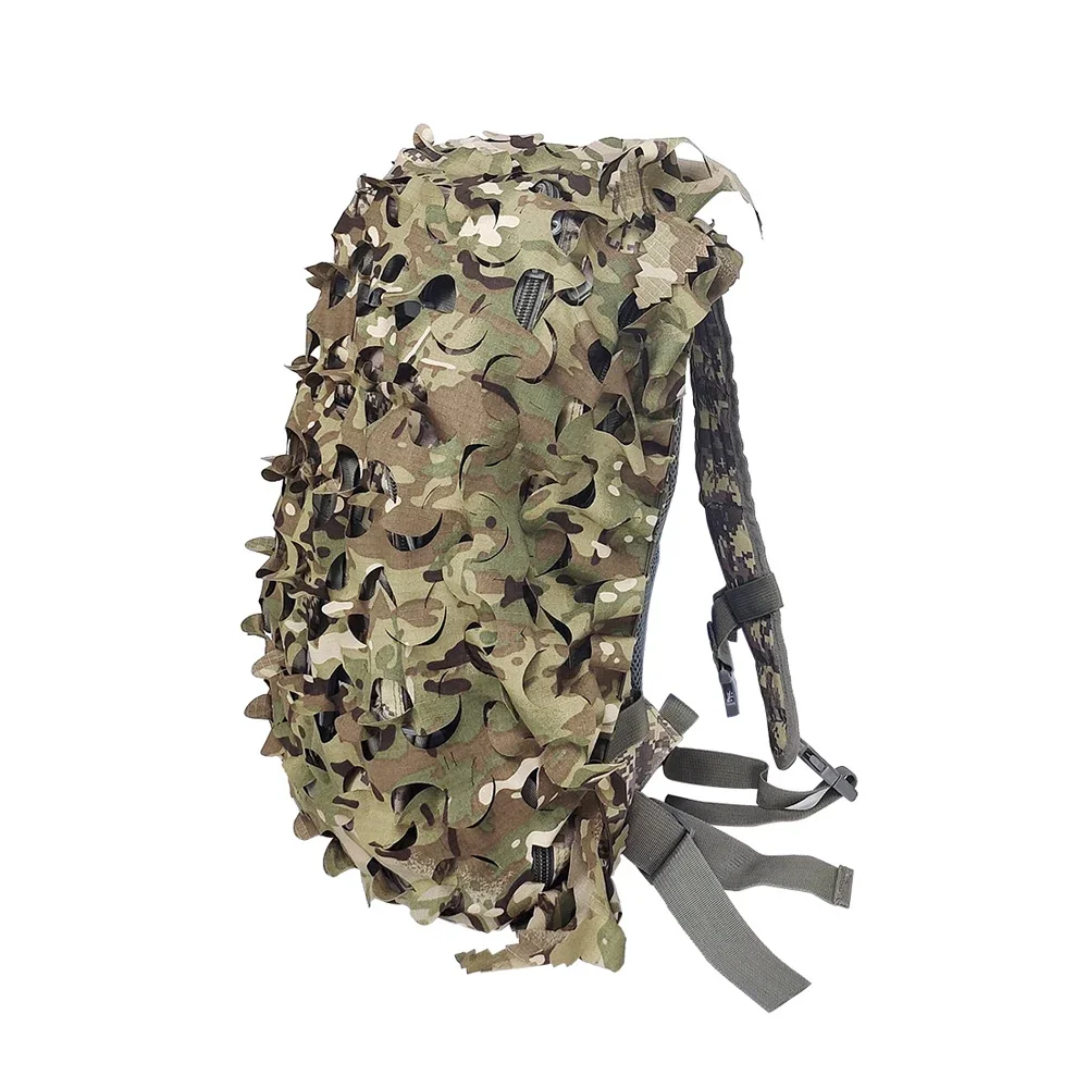 Cubierta de mochila de corte de proceso láser 60L 80L cubierta de mochila de caza de camuflaje paracaidista - imagen 3