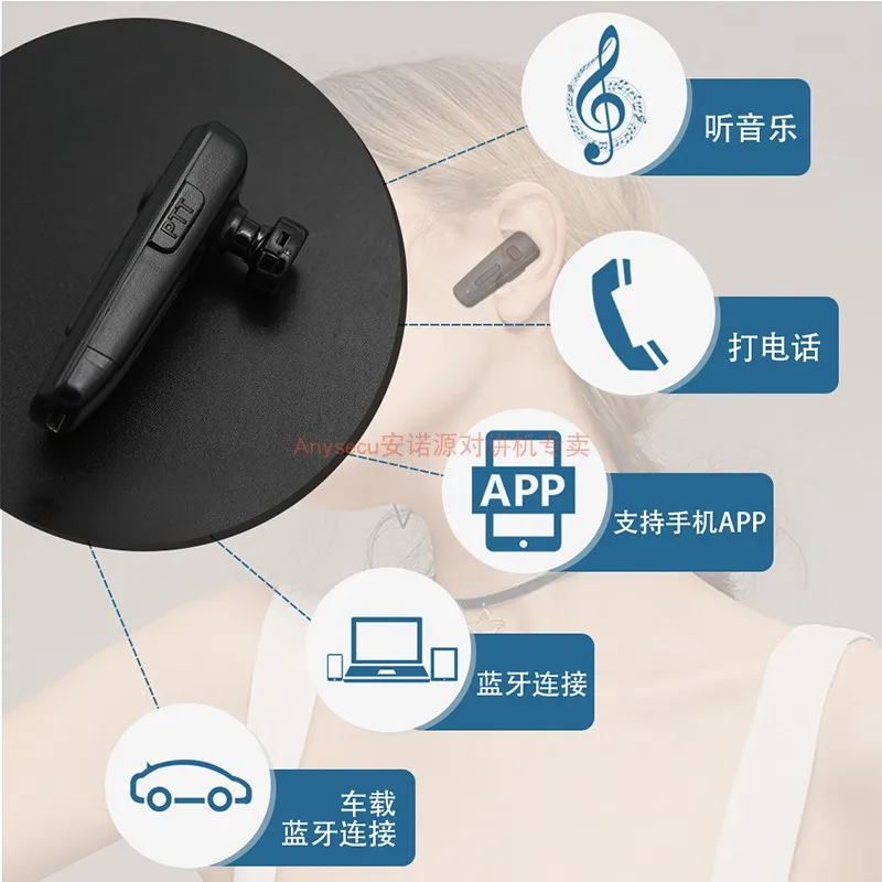 Auriculares inalámbricos con Bluetooth, sistema de soporte, reducción de ruido Dual, emparejamiento rápido, aplicación móvil disponible - imagen 4