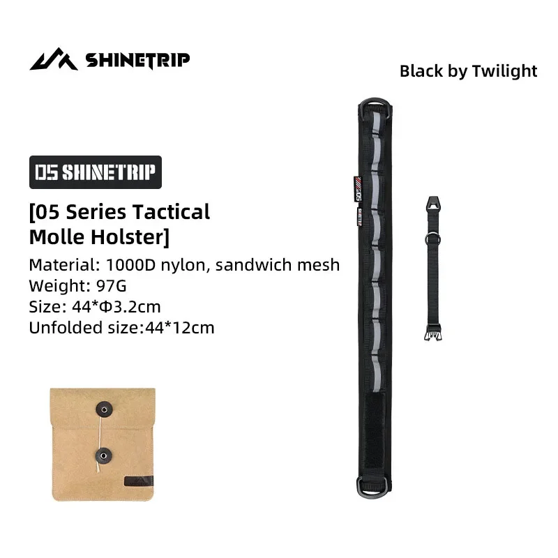 ShineTrip 05 Series 1000D Nylon táctico dosel poste funda colgante Kermit silla y trípode funda colgante resistente - imagen 4