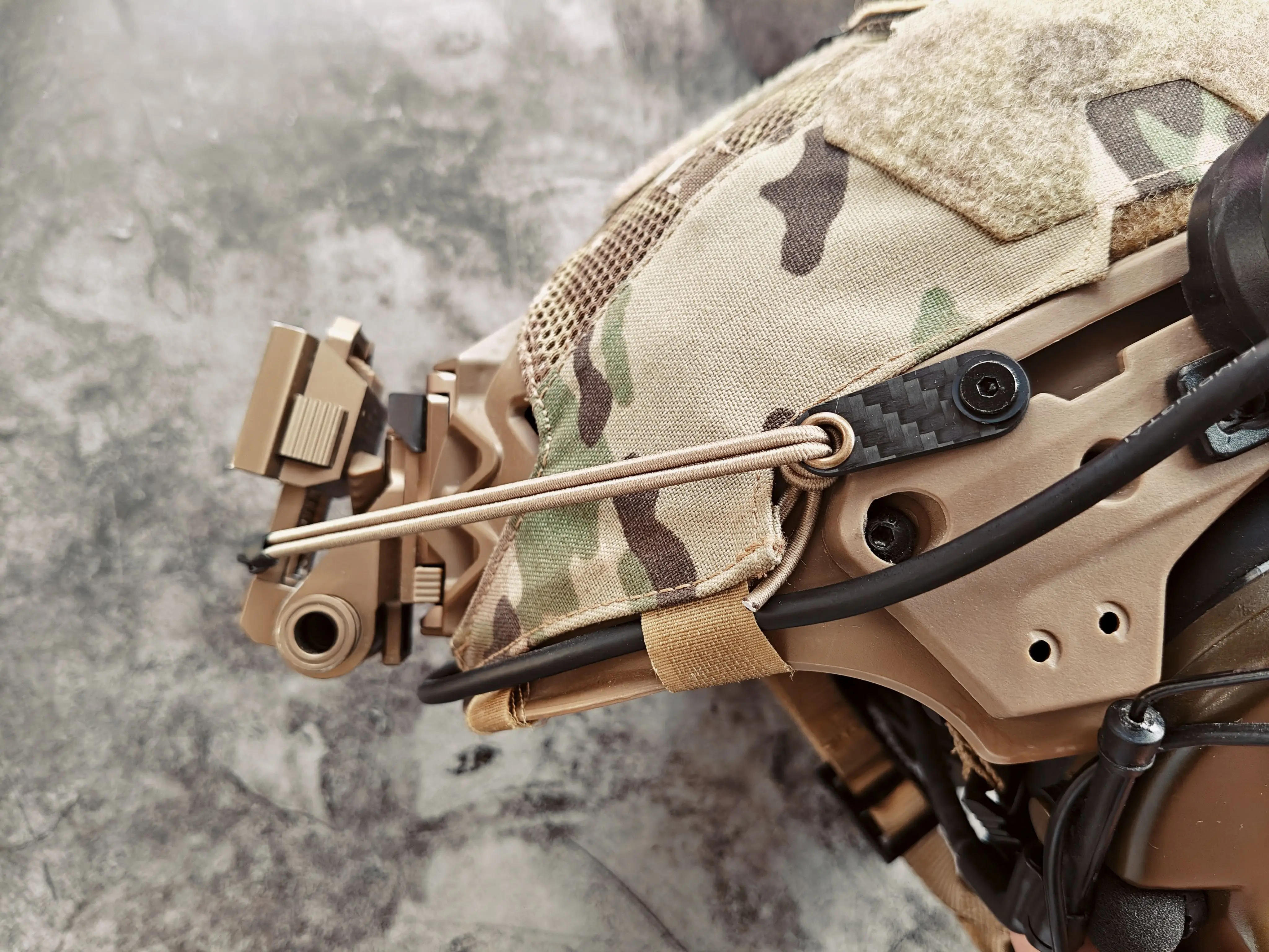 Casco de combate Sistema de seguridad NVG de visión nocturna, correa antipérdida para gafas de visión nocturna - imagen 4