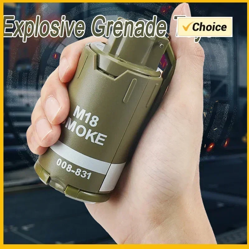Material de nailon reutilizable, juguetes de Granada explosivos, modelo M67, mina de ráfaga, Granada de agua que rebota, Granada de humo y otros