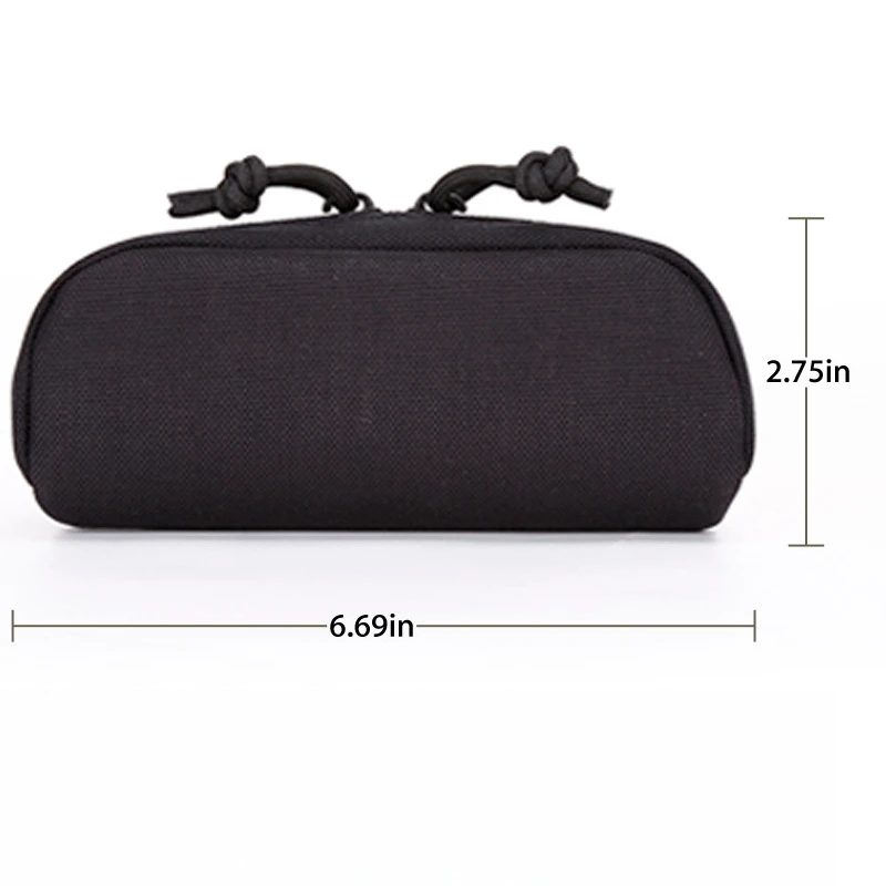 Estuche protector portátil para gafas al aire libre, estuche rígido de nailon para gafas, bolsa para gafas de sol con sistema Molle - imagen 5