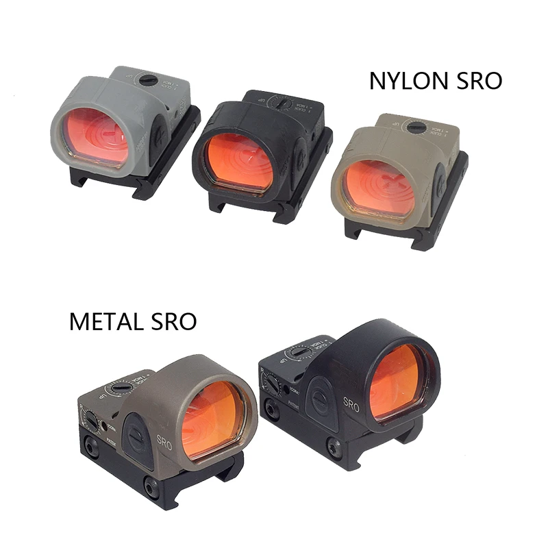 Lambul-mira táctica de punto rojo con logotipo de punto rojo, óptica SR, colimador apto para riel de 20mm, mira para Rifle RMT para caza - imagen 2