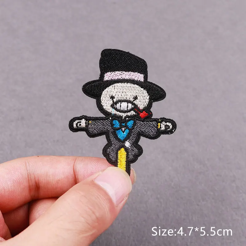 Parche de gato aguacate, parche Fusible/bordado, parches para planchar para ropa, parches termoadhesivos para ropa, chaqueta, Jeans, pegatina - imagen 3