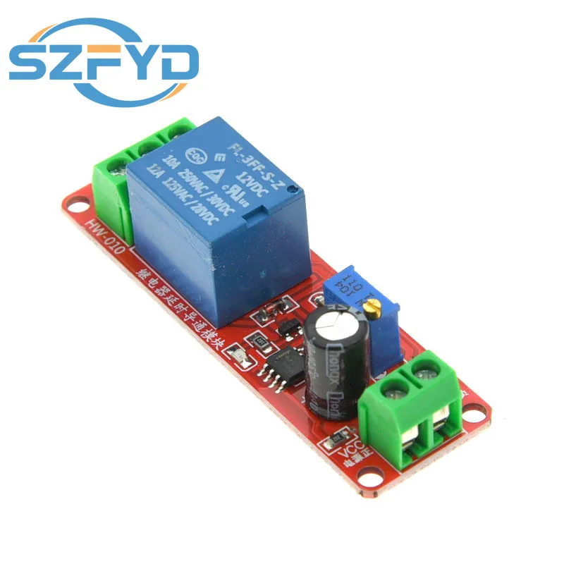 Escudo de relé de retardo de tiempo DC 5V-12V: interruptor de control de temporizador NE555, generación de pulso y ciclo de trabajo para proyectos de automóviles y bricolaje - imagen 2