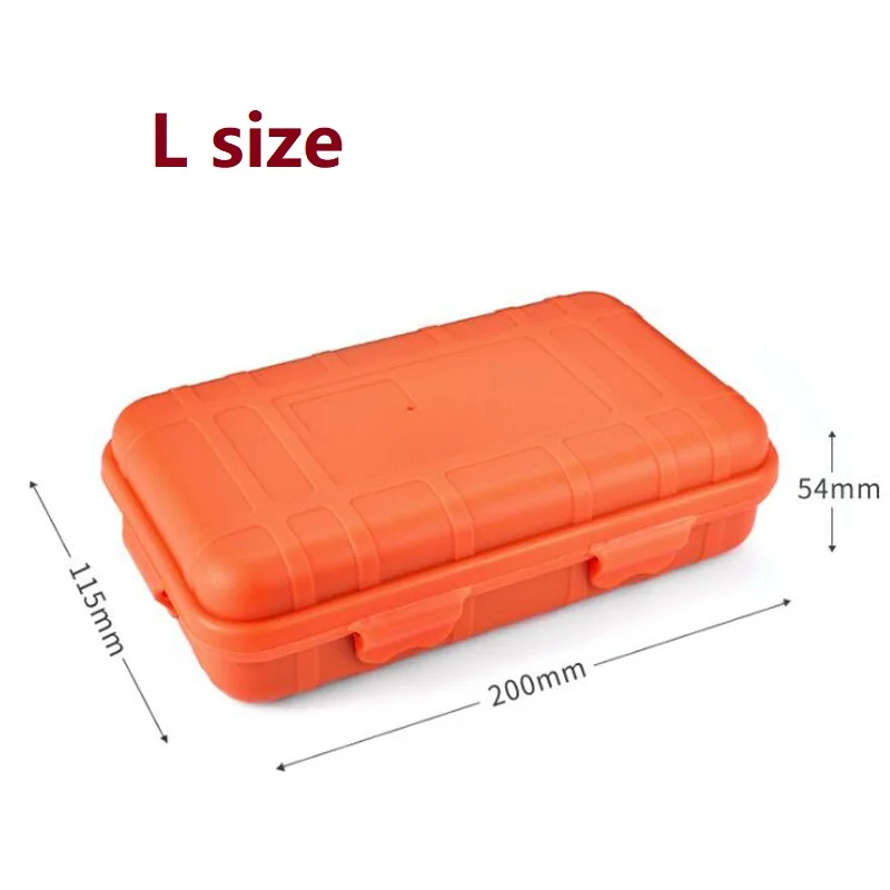 Caja de almacenamiento táctica EDC para exteriores, contenedor de supervivencia, práctico, antipresión, a prueba de golpes, impermeable, hermético, tamaño L - imagen 2