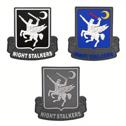 NIGHT STALKERS Parche táctico PVC 3D insignia militar