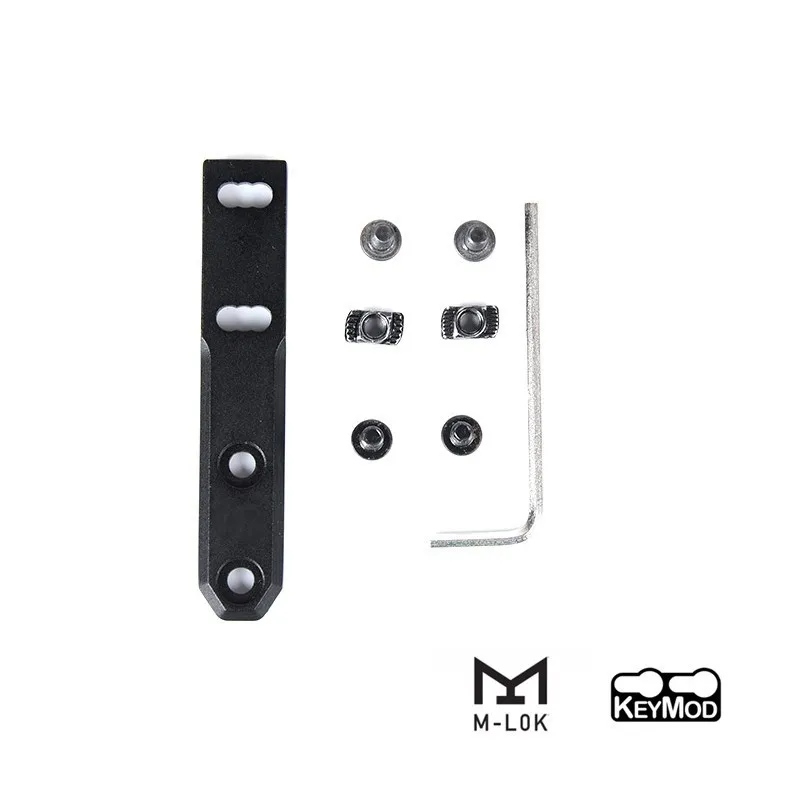 Base de linterna táctica M300 M600 MLOK KEYMOD ARISA 20mm Picatinny Rail arma soporte de montaje lateral accesorios de caza - imagen 2