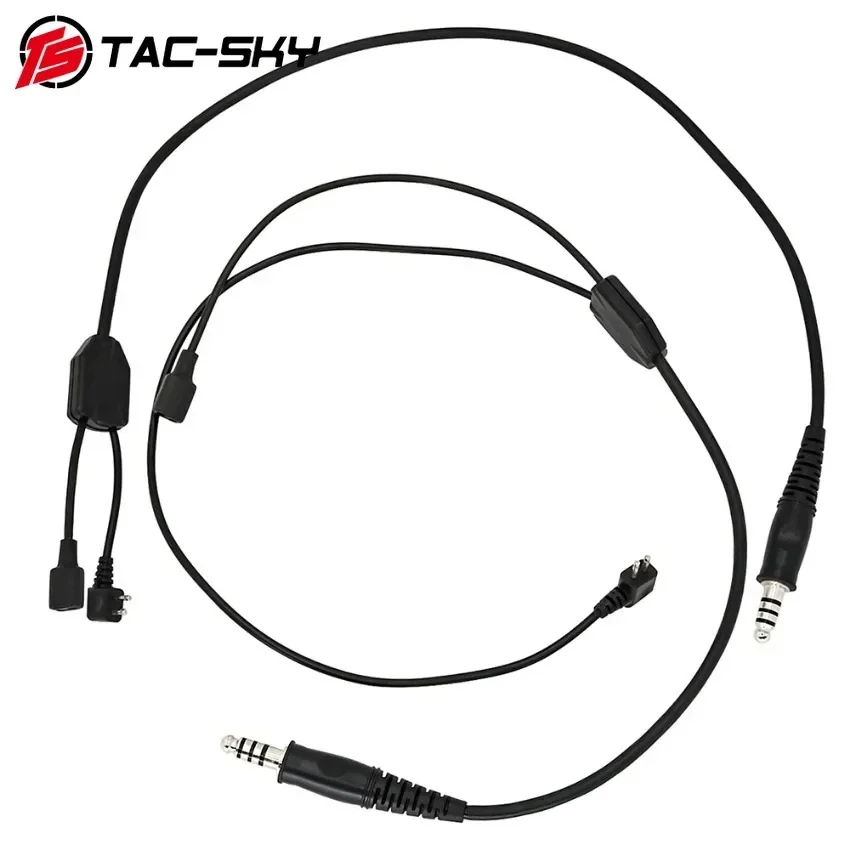 TAC-SKY Comta Y-line kit compatible con U94 PTT o PELTO PTT de 6 pines Adecuado para auriculares de disparo IPSC COMTA I II III XPI - imagen 4