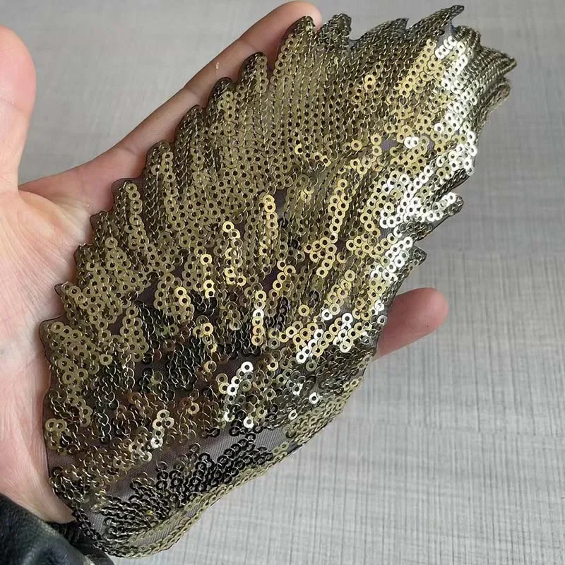 1 par/pegatinas para ropa con apliques de lentejuelas, parches bordados con alas de Ángel, termoadhesivos con parche de ala de hada para ropa - imagen 4