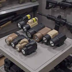 Pistola táctica TR3 TR4 TR7 TR8, luz de explorador, luz de punto rojo para Glock 17 19 CZ 75 1911, linterna de caza