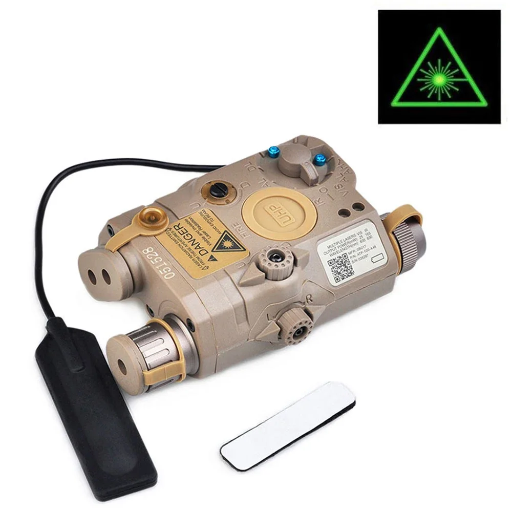 SINAIRSOFT táctico AN PEQ-15 PEQ15 LA5C verde láser LED luz blanca IR lente iluminador linterna antorcha - imagen 4