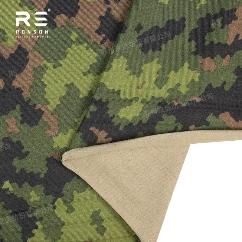 Tela de ropa anti rana roja de algodón de punto suave y elástico - imagen 2