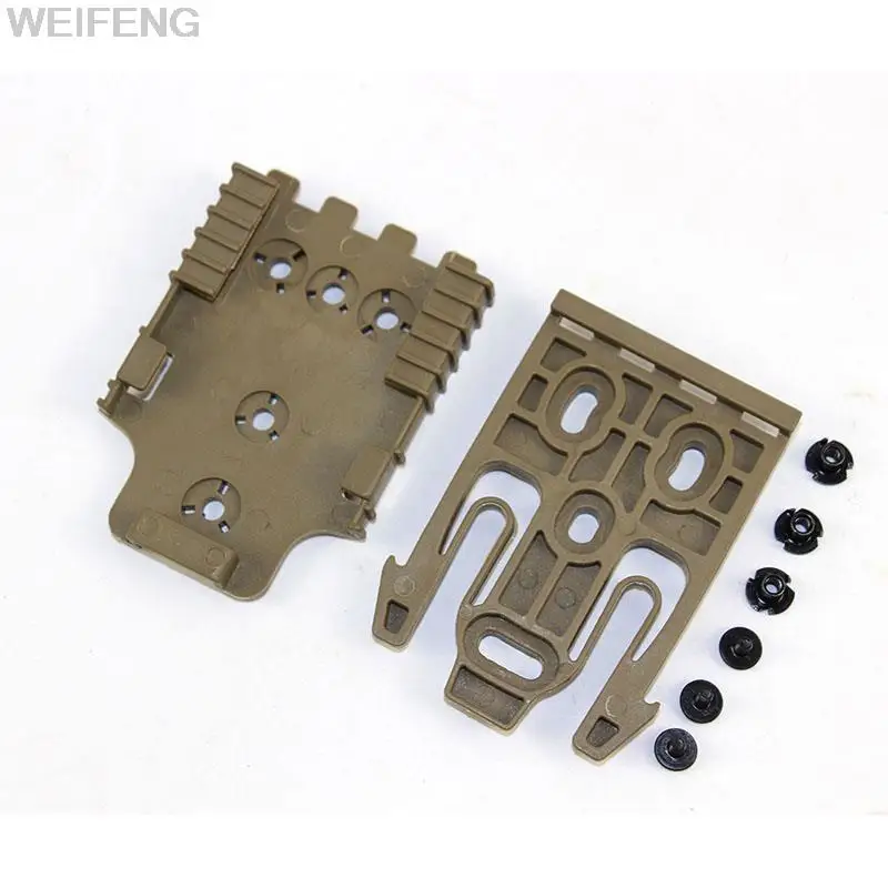 Kit de sistema de bloqueo rápido táctico QLS 19 22 para adaptador, funda de cintura, accesorios de caza, 5/10 piezas - imagen 2