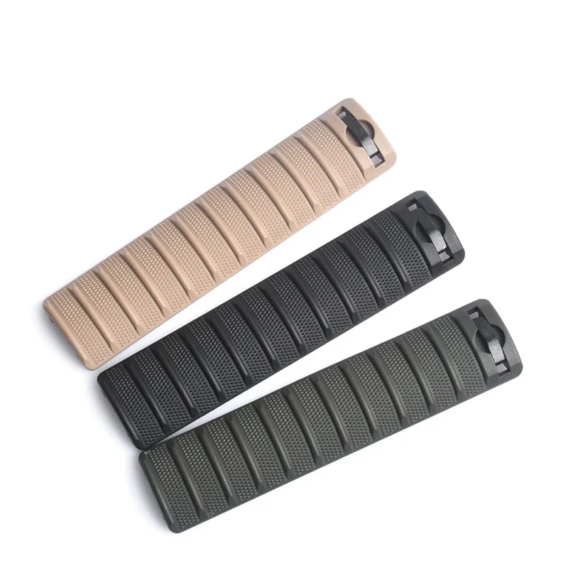 4 Uds. Cubierta de riel de plástico de nailon táctico Knights Armament II para accesorios de pistola de juguete Airsoft 20mm riel Picatinny M4 AR15 Hk416 - imagen 3