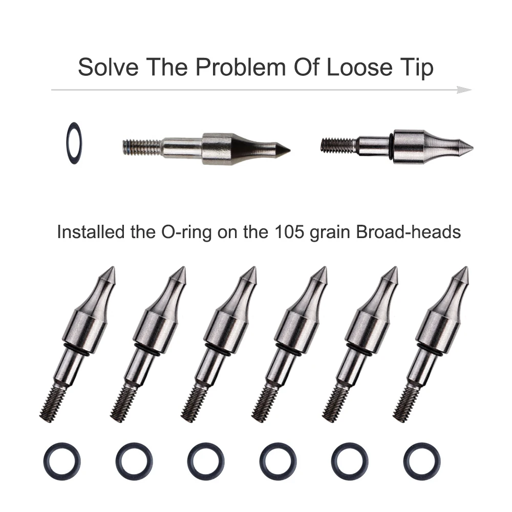 Flechas de carbono para tiro con arco recurvo, accesorio de 30 pulgadas, columna vertebral 500, mezclado, caza - imagen 4